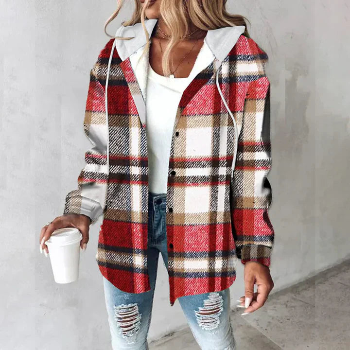 Kaitlyn | Cozy Plaid Jacket