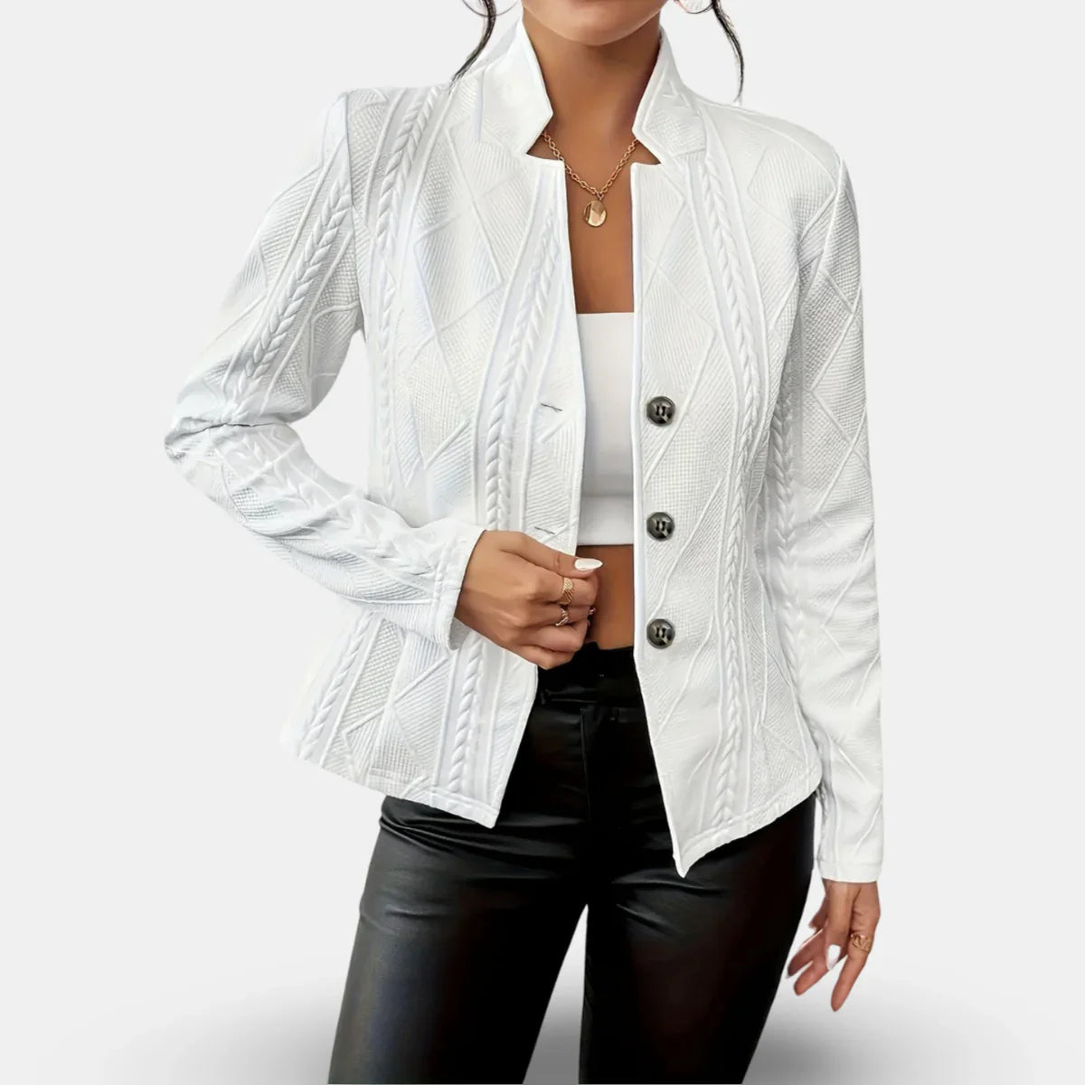 Mona | Elegant Tailored Cardigan