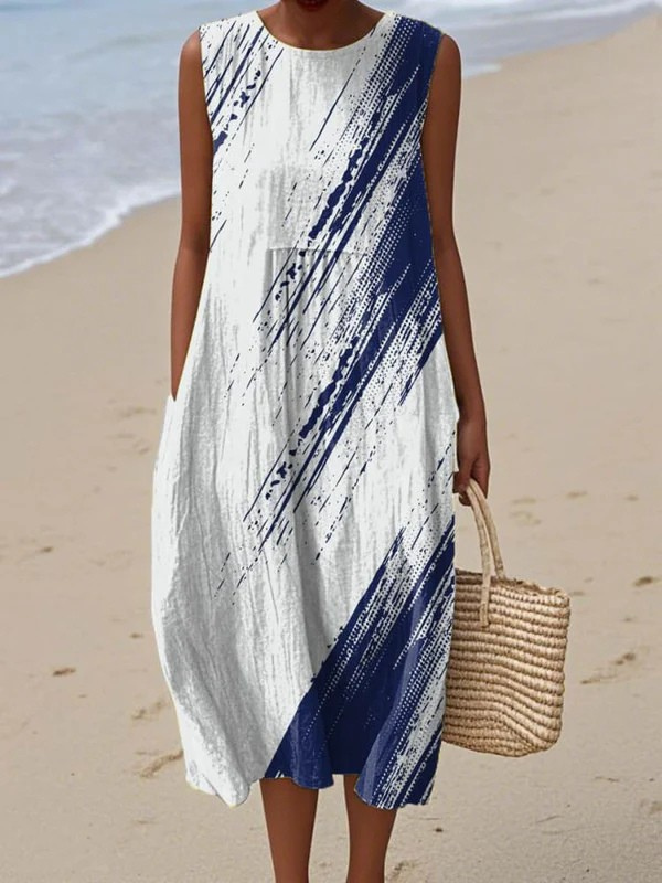 Faith™ Brushstroke Midi Dress