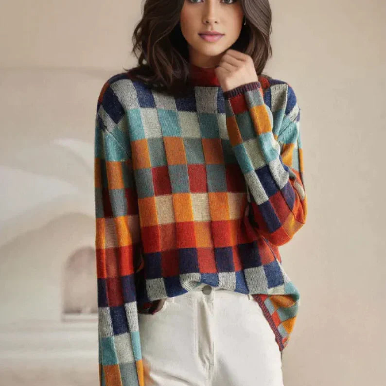 Carol | Cozy Geometric Sweater