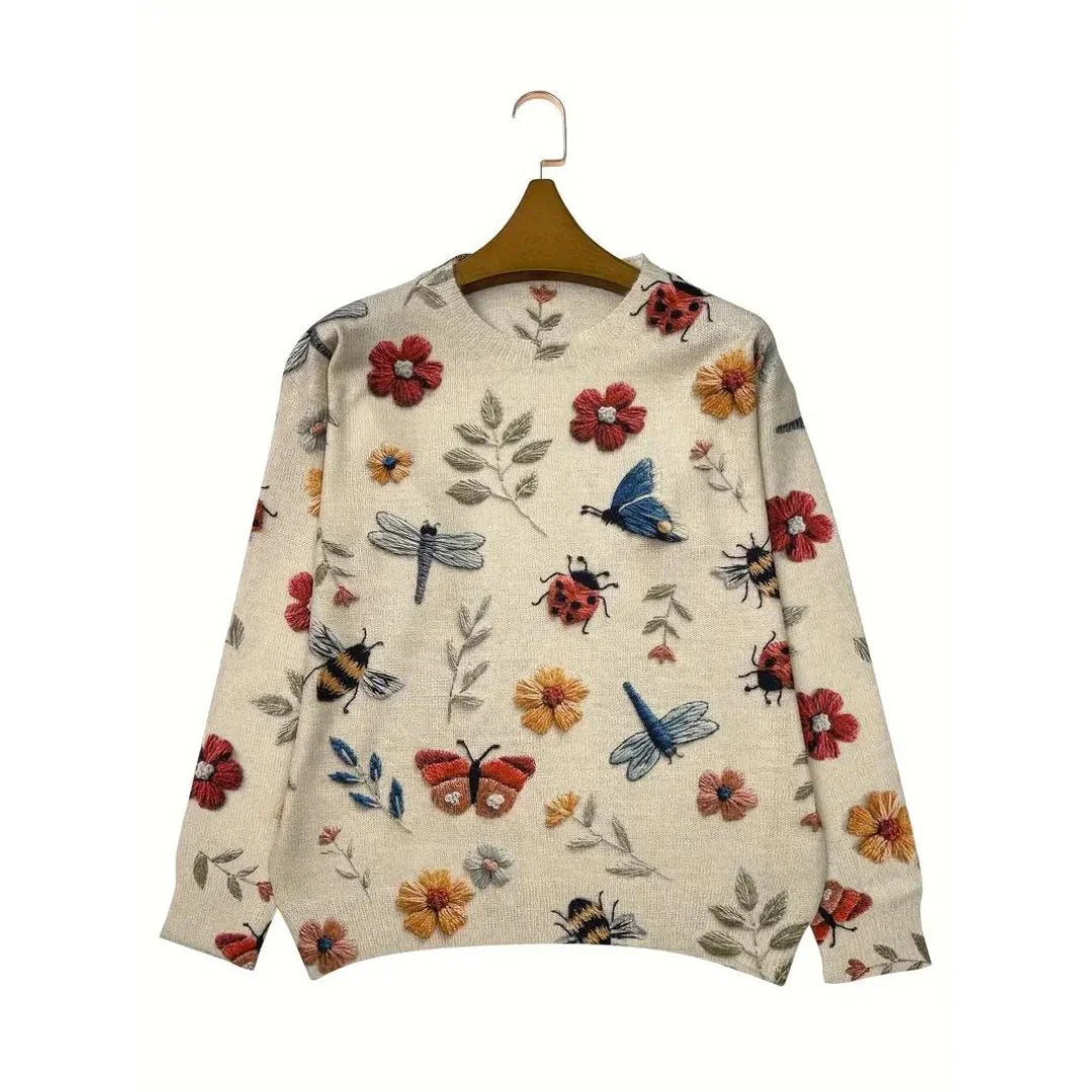 Esme | Garden Print Sweater