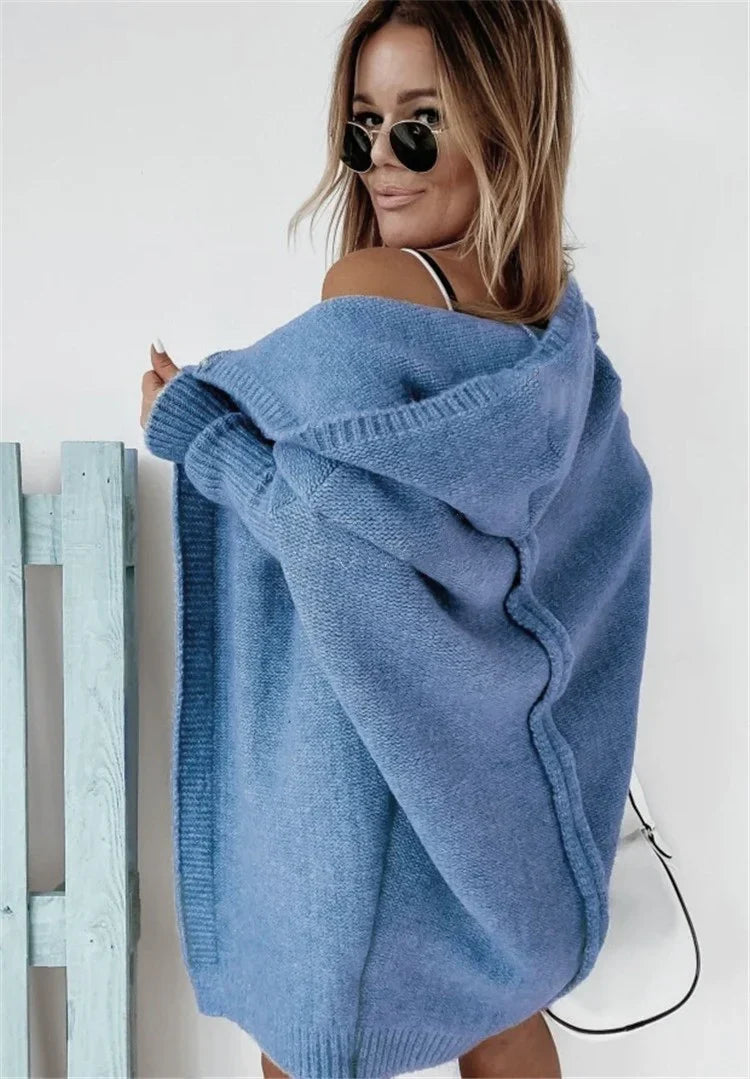 Heidi | Cozy Oversized Hooded Cardigan
