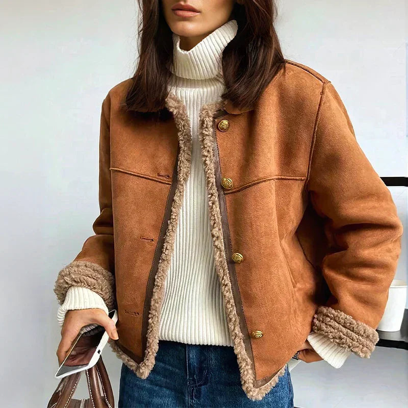 Juliette | Cozy Shearling Jacket