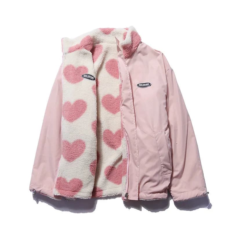 Kaela | Heart-Lined Reversible Jacket