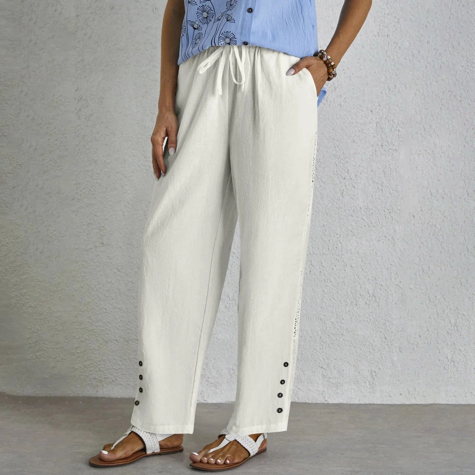 Palma | Effortless Buttoned Pants