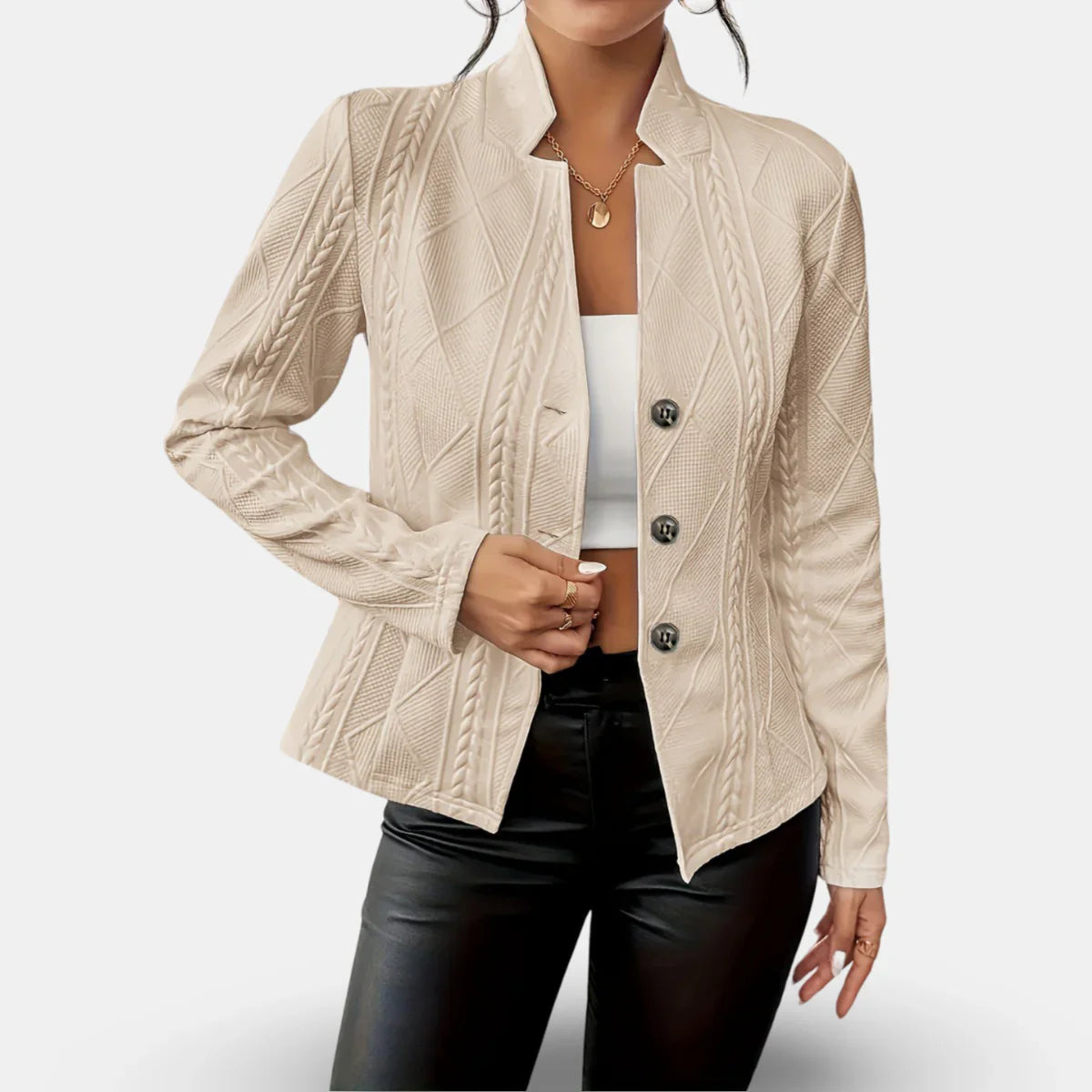 Mona | Elegant Tailored Cardigan