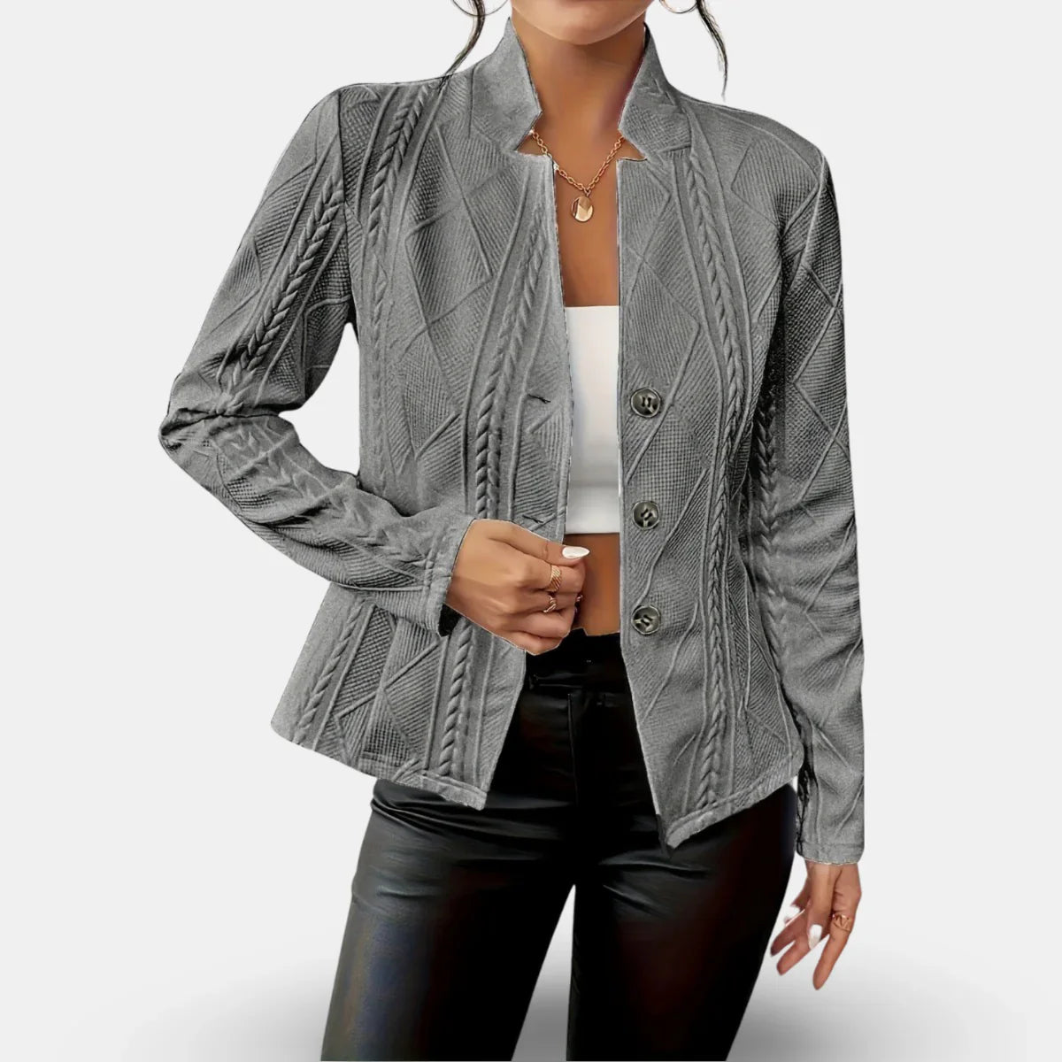 Mona | Elegant Tailored Cardigan