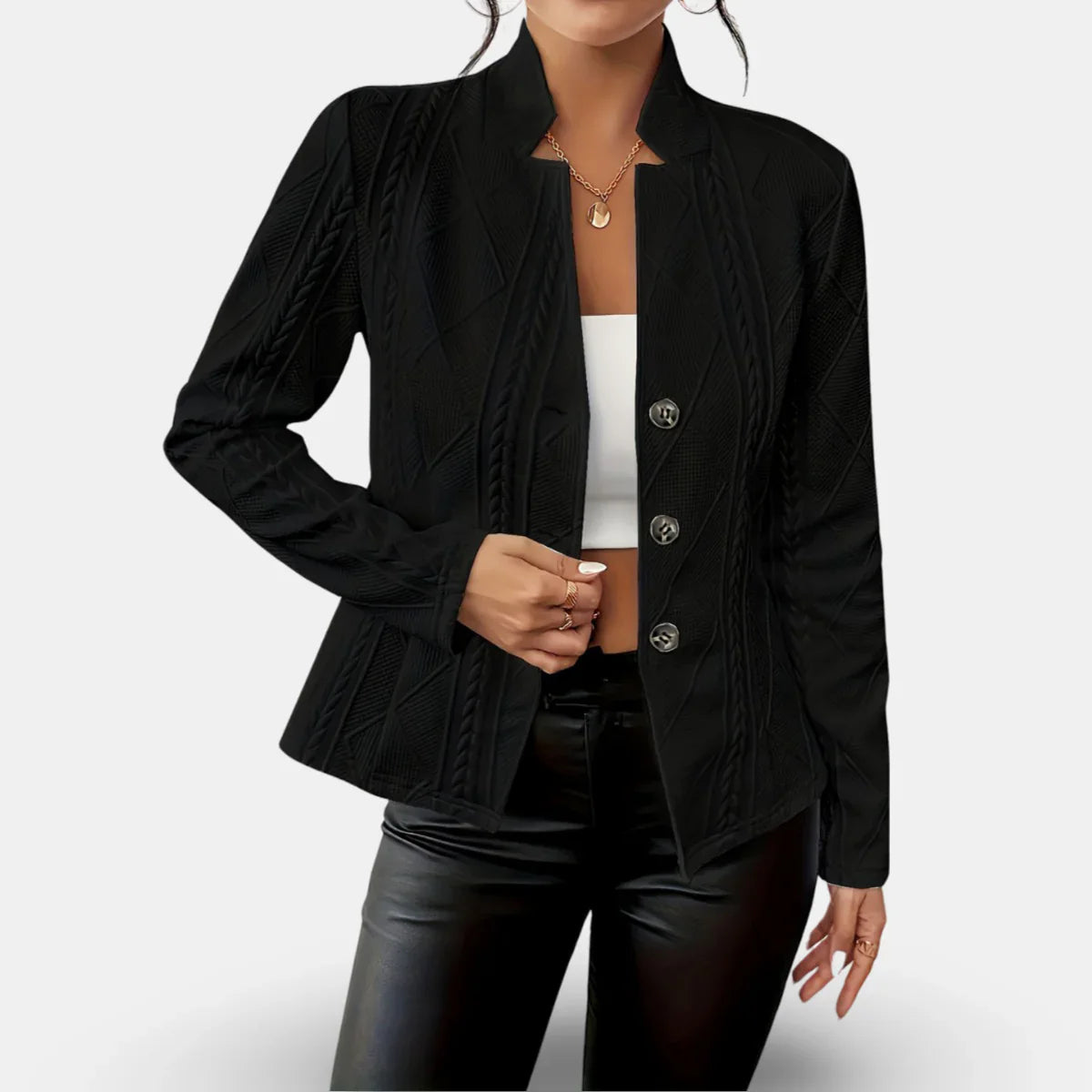 Mona | Elegant Tailored Cardigan